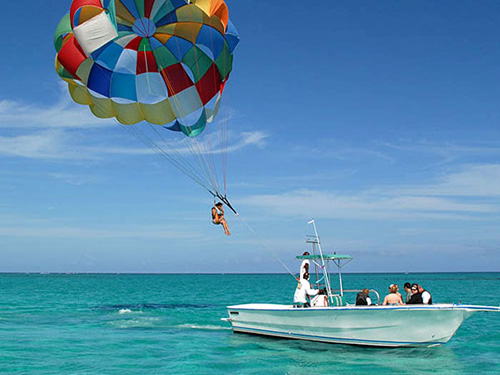 parasailing with sharmers tours